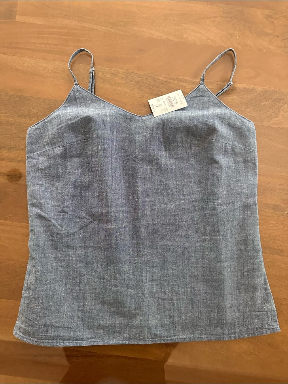 J. Crew Blue Chambray Camisole